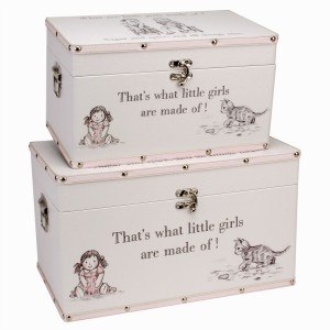 STORAGE BOXES LITTLE GIRLS